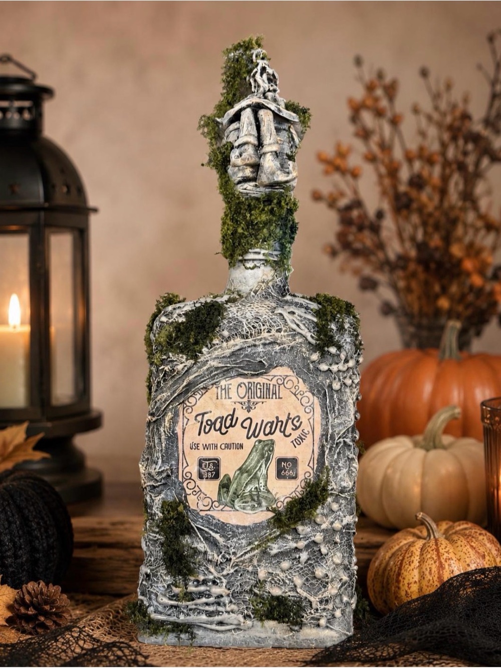 Decorative Toad Warts Potion Bottle
